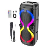 Boxa portabila ZQS8239 cu microfon, 120W PMPO, BT/FM/AUX/USB, RGB