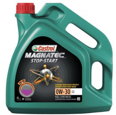 ULEI MOTOR FULL SINTETIC CASTROL MAGNATEC STOP-START 0W30 ACEA C2 4L foto