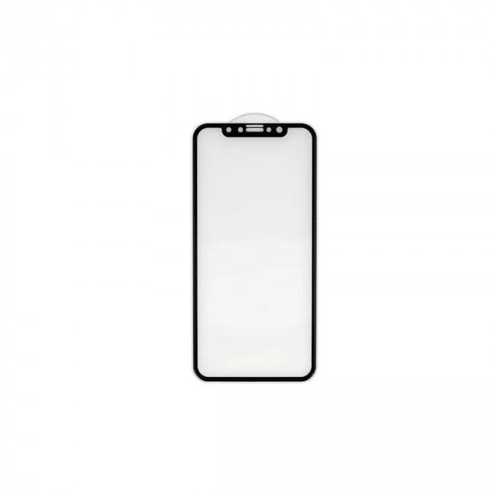 Folie de protectie din sticla securizata 5D pentru Iphone X, full cover Negru