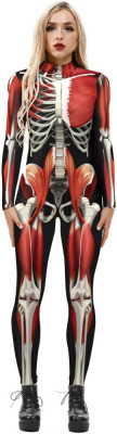 Pentru Cosplay Muschi Body Costum Pentru Adulti Unisex - Salopeta Adult Spandex foto