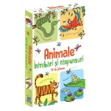 Animale. Intrebari si raspunsuri. 50 de jetoane