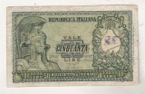Bnk bn Italia 50 lire 1951 circulata