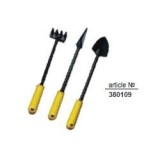 Set 3 unelte de gradina cu maner plastic, TopGarden 380109