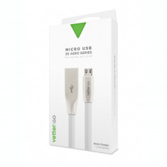 Cabluri si Adaptoare Vetter Micro USB Cable, Quick Charge, 3D Aero, Vetter GO, Grey