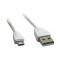 Cablu Golf Diamond MicroUSB 27M Alb