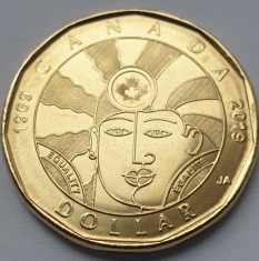 Monedă 1 Dollar 2019 Canada, Equality, unc, 50 ani discriminare homosexualitate