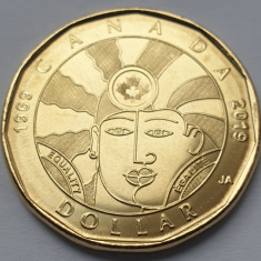 Monedă 1 Dollar 2019 Canada, Equality, unc, 50 ani discriminare homosexualitate