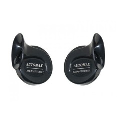 Set 2 claxoane auto Automax 12V Negre cu tonuri inalte si joase AutoDrive ProParts