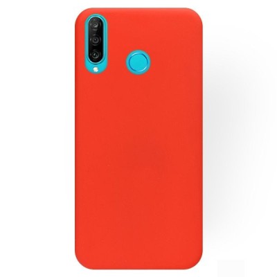Husa HUAWEI P30 Lite - Silicone Cover (Rosu) foto