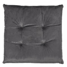 Perna Scaun Velvet, Gri, 40x40x4cm