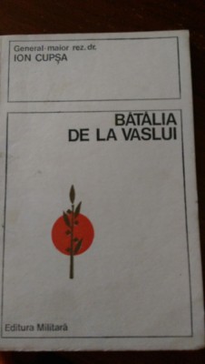 Batalia de la Vaslui Gl.Ion Cupsa 1975 foto