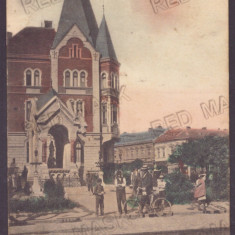 3840 - TIMISOARA, Church, Bike, Romania - old postcard - used - 1909