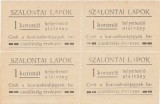 Romania Salonta Nagyszalonta Szalontai Lapok 4 x 1 Koronat ND(1920) UNC