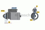 Starter BMW Seria 5 (E39) (1995 - 2003) BOSCH 0 986 016 920