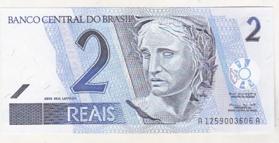 bnk bn Brazilia 2 reali unc foto