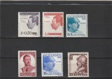 ROMANIA 1940 LP 139 CAROL II - 10 ANI DE DOMNIE SERIE MNH NESTAMPILATA