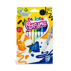 Set 12 carioci parfumate, Carioca, Medium Tip