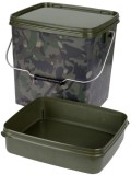 Galeata TRAKKER Camo Square Container Inc Tray 13L, 28x27x23.5cm