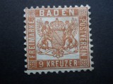 STATE GERMANE ,BADEN NESTAMPILAT