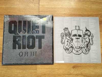 QUIET RIOT - QRIII (1986,CBS,UK) vinil vinyl foto