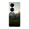 Husa compatibila cu Huawei Mate 40 Pro model Mountain Sunset, Silicon, TPU, Viceversa, Transparent, Carcasa