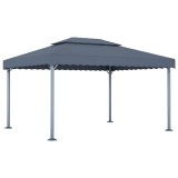 VidaXL Pavilion, antracit, 400 x 300 cm, aluminiu