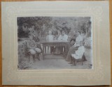 Foto pe carton, La mosia lng. N. P. Stefanescu, colaborator al arhitectului Anghel Saligny, 1909, arhitect