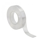 Banda dublu adeziva elSales ELS-BDA transparenta , impermeabila , 2mm x 3 cm , lungime 1 metru