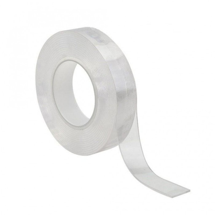 Banda dublu adeziva elSales ELS-BDA transparenta , impermeabila , 2 mm x 4.8 cm , lungime 1 metru
