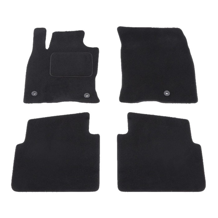 Set covorase auto mocheta Velor Ford Kuga, 12.2019-05.2024, negru,