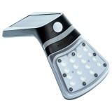 Lampa solara cu LED Fairy, 2 W, 240 lm, lumina rece, cu senzor de miscare, negru, IP65, exterior, modern