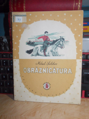 CARTE COPII ~ MIHAIL SOLOHOV - OBRAZNICATURA , ILUSTRATII N. SEVERSTOV , 1957 foto