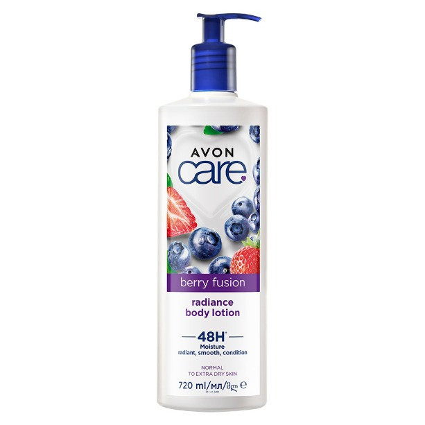 Lotiune corp Avon capsuni,afine 720 ml