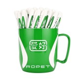 Set 48 Pixuri cu Gel Verde Ropet, 0.5mm, Cana Plastic - Scriere Fina, Birou/Scoala