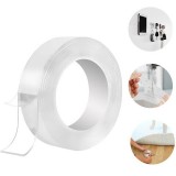 Двойнозалепваща лента SomProduct, силикон, прозрачна, 3 м