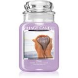 Village Candle Hope lum&acirc;nare parfumată (Glass Lid) 602 g