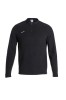 Bluza Barbati Joma Cervino II Neagra Polar, Fermoar 1/2, Protectie Frecare - Confort Termic, Poliester 100%