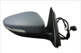 Oglinda exterioara VW Jetta 07.2010-2015 Partea Dreapta Convex Electrica Cu Incalzire 5C7857508B, 6 pini, carcasa grunduita, cu semnalizare