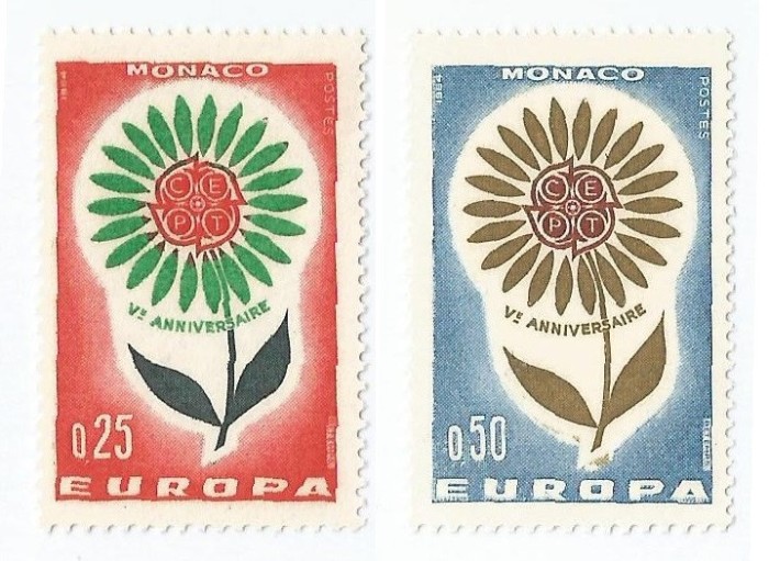 |Monaco, Europa CEPT, 1964, MNH