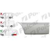 Segment reparatie aripa spate Mercedes Sprinter, 01.192006, VW LT II 05.1905, partea stanga, lateral panel: L=2900 mm; in spatele rotii; ampatament
