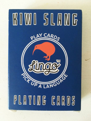 * Carti joc poker Kiwi Slang New Zealand - Jargon Kiwi Noua Zeelanda - Lingo foto