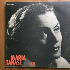 MARIA TANASE III din cantecele mariei tanase disc vinyl lp muzica EPE 0221
