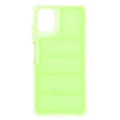 Husa pentru samsung galaxy a06, perne de aer, antisoc, green foto