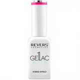 Lac de unghii Gellac 1 Step, Hybrid Effect, Non UV, Revers, 10 ml, 51 Roz neon