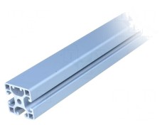 Profil Aluminiu Natural 8mm x 40mm x 40mm x 1m