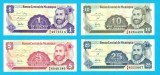 Nicaragua SET COMPLET 4x (p#167+168+169+170) 1+5+10+25 Centavos 1991 UNC 'Sacuanjoche'; (ROG CITITI DETALIILE!)