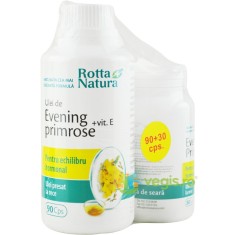 Pachet Evening Primrose + Vitamina E 90cps+30cps