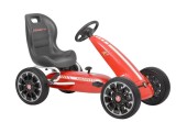 Kart Cu Pedale Pentru Copii, Scaun Reglabil, Abarth-Red