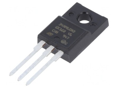 N-MOSFET Unipolar 600V 18A FDmesh&amp;trade; II Tranzistor foto