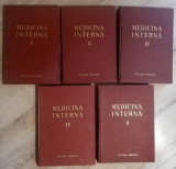 GH LUPU Medicina Interna 5 volume 1956 1957 Tratat medical, 1980, Alta editura
